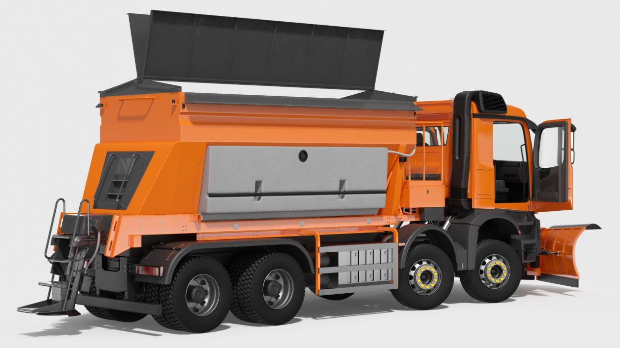 3D model Gritter Truck Rigged