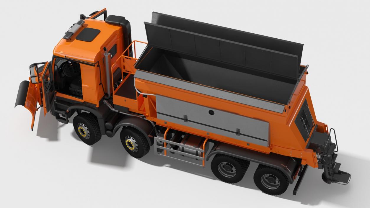 3D model Gritter Truck Rigged