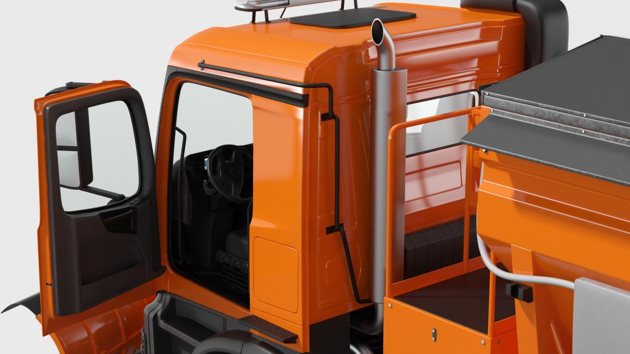 3D model Gritter Truck Rigged