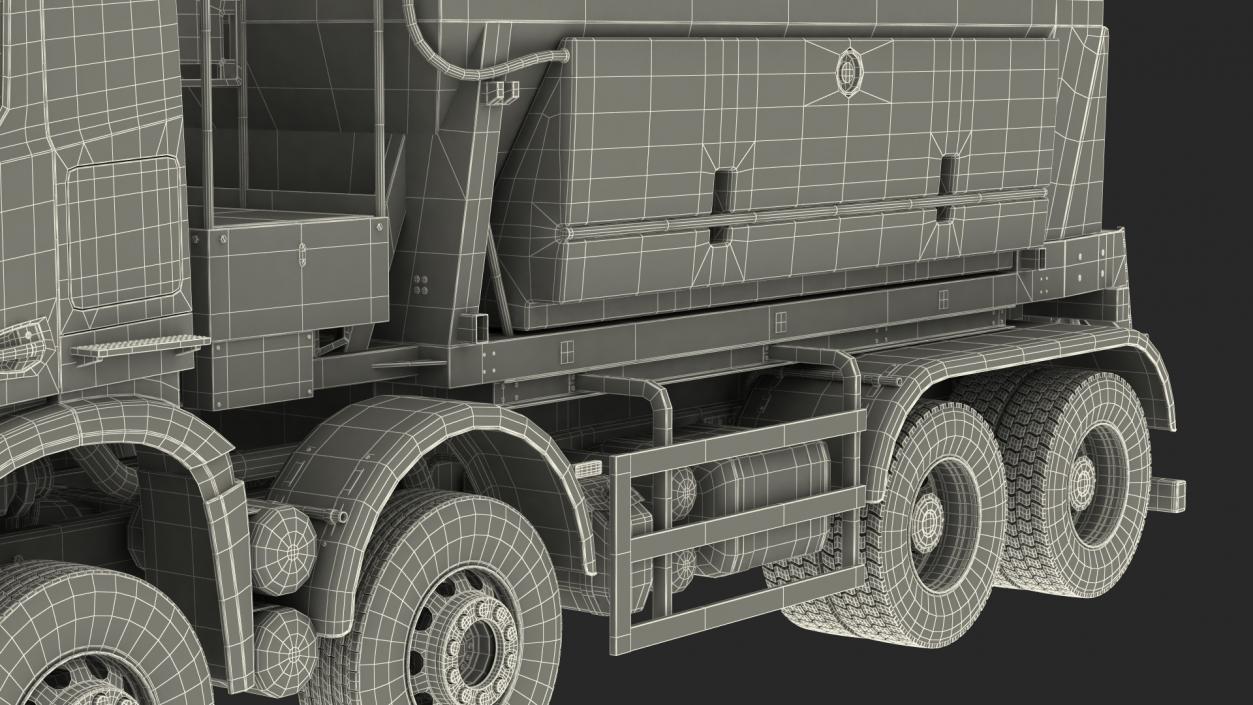 3D model Gritter Truck Rigged