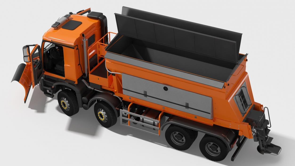 3D model Gritter Truck Rigged