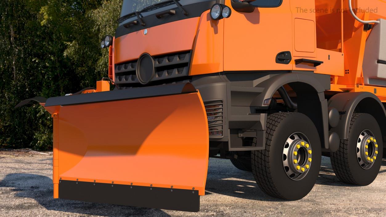 3D model Gritter Truck Rigged