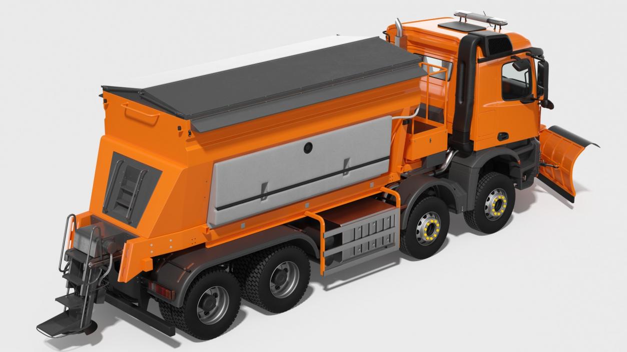 3D model Gritter Truck Rigged