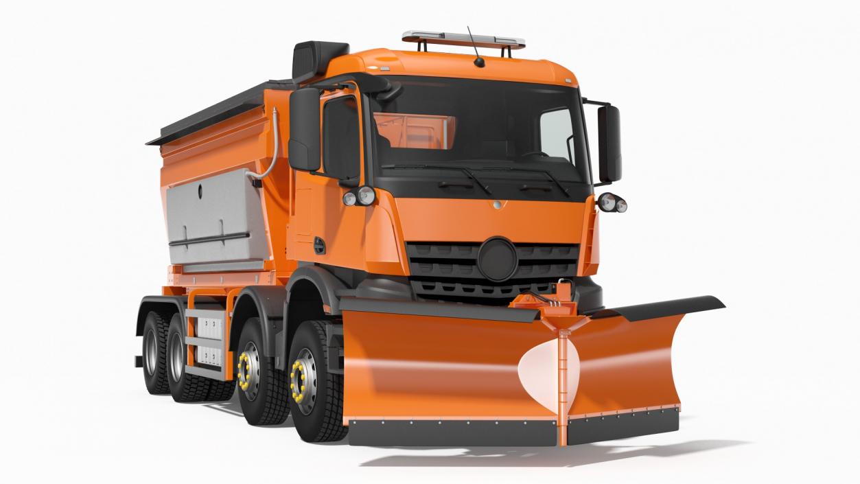 3D model Gritter Truck Rigged