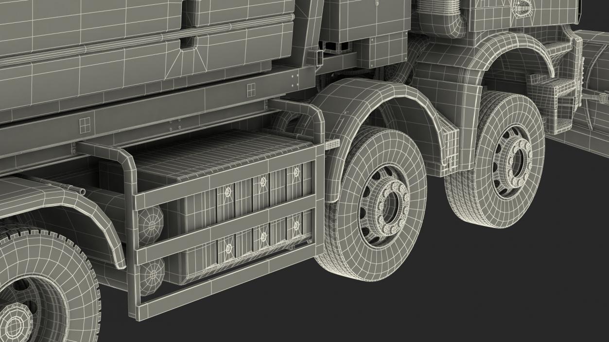 3D model Gritter Truck Rigged