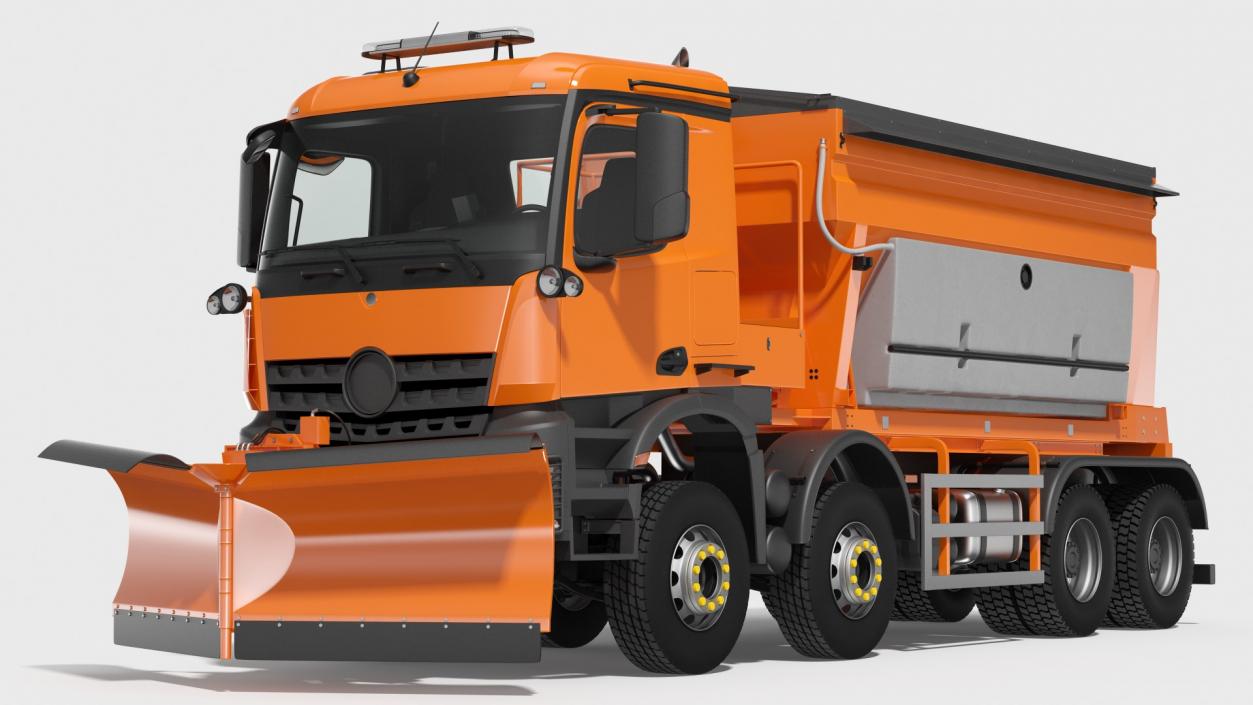 3D model Gritter Truck Rigged