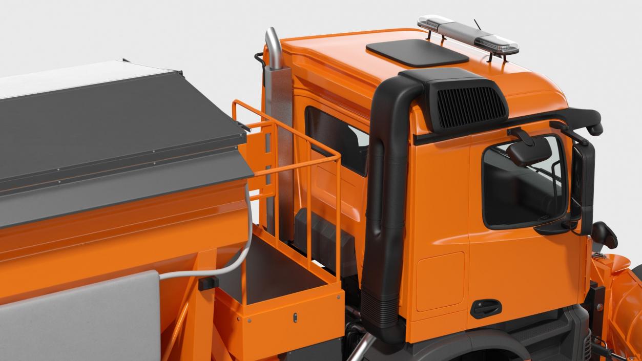 3D model Gritter Truck Rigged