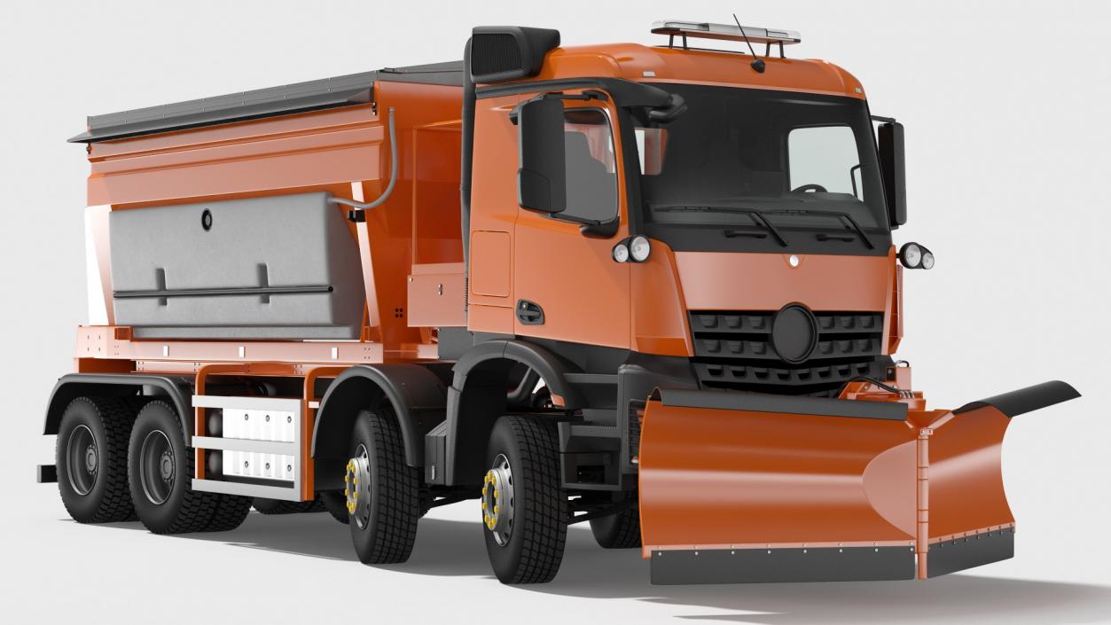 3D model Gritter Truck Rigged