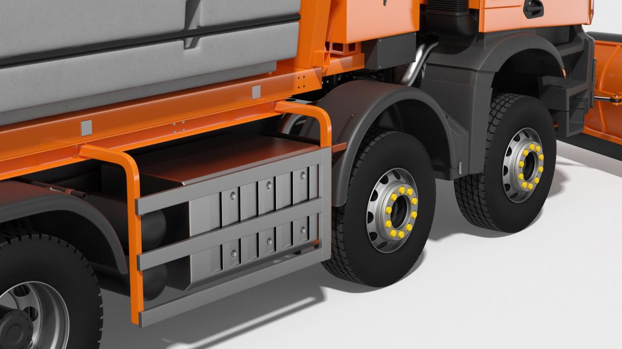 3D model Gritter Truck Rigged