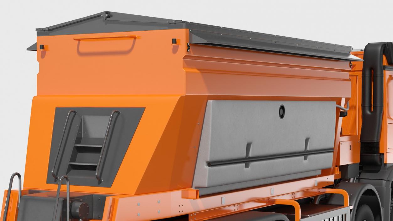 3D model Gritter Truck Rigged