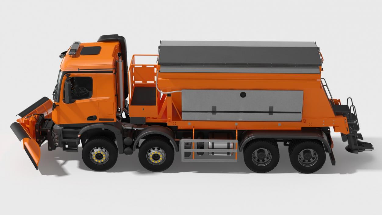 3D model Gritter Truck Rigged