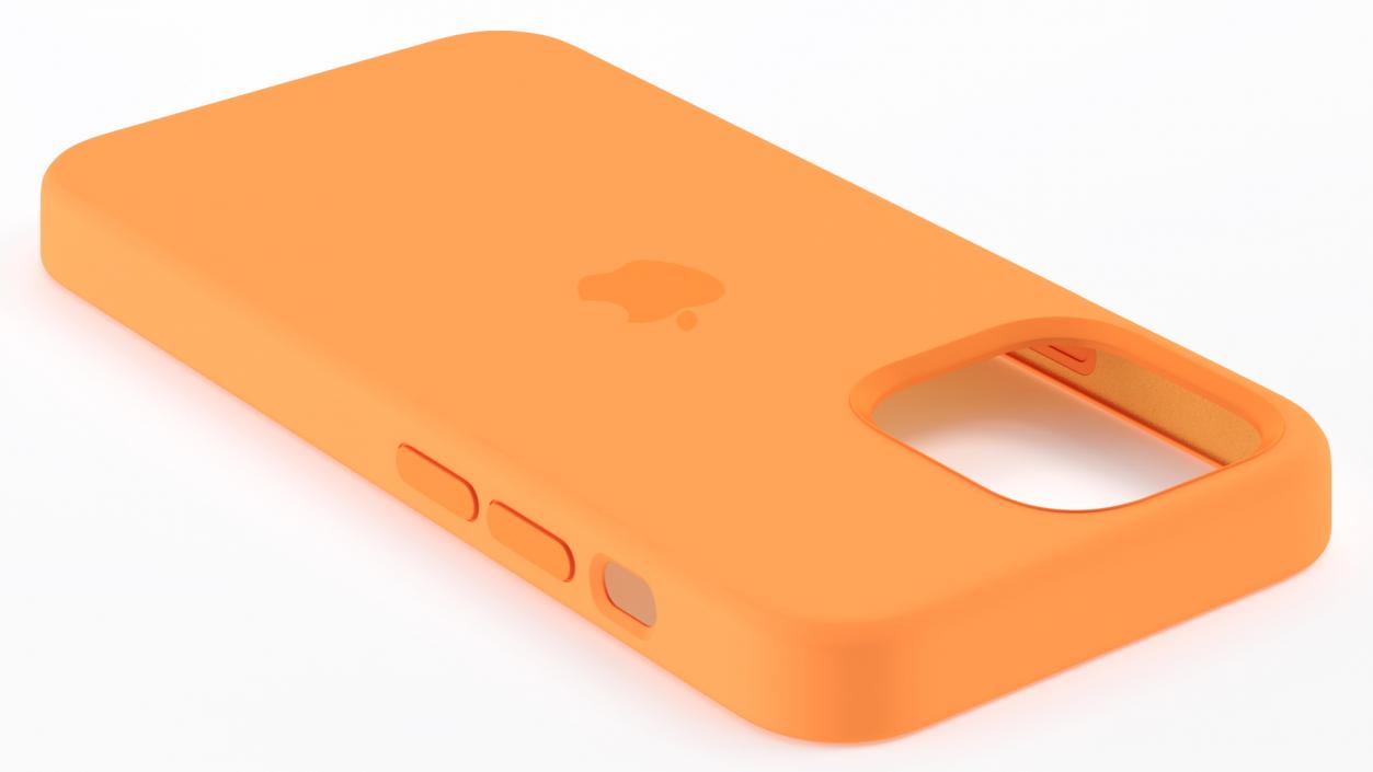 iPhone 12 mini Silicone Case with MagSafe Kumquat 3D model