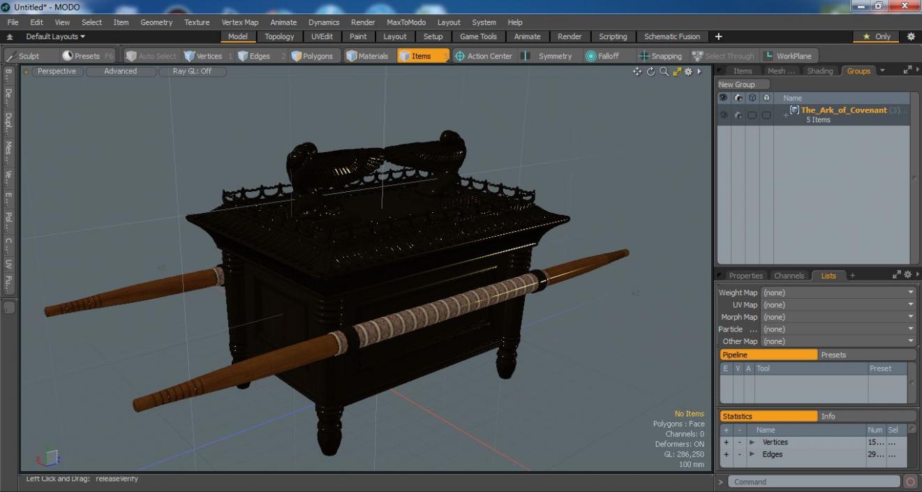 3D model Ark of Covenant