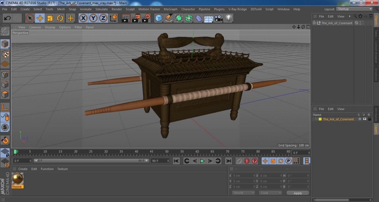 3D model Ark of Covenant