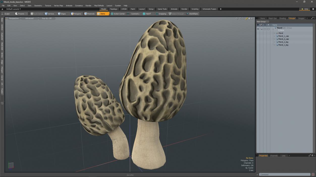 Morel 2 3D model