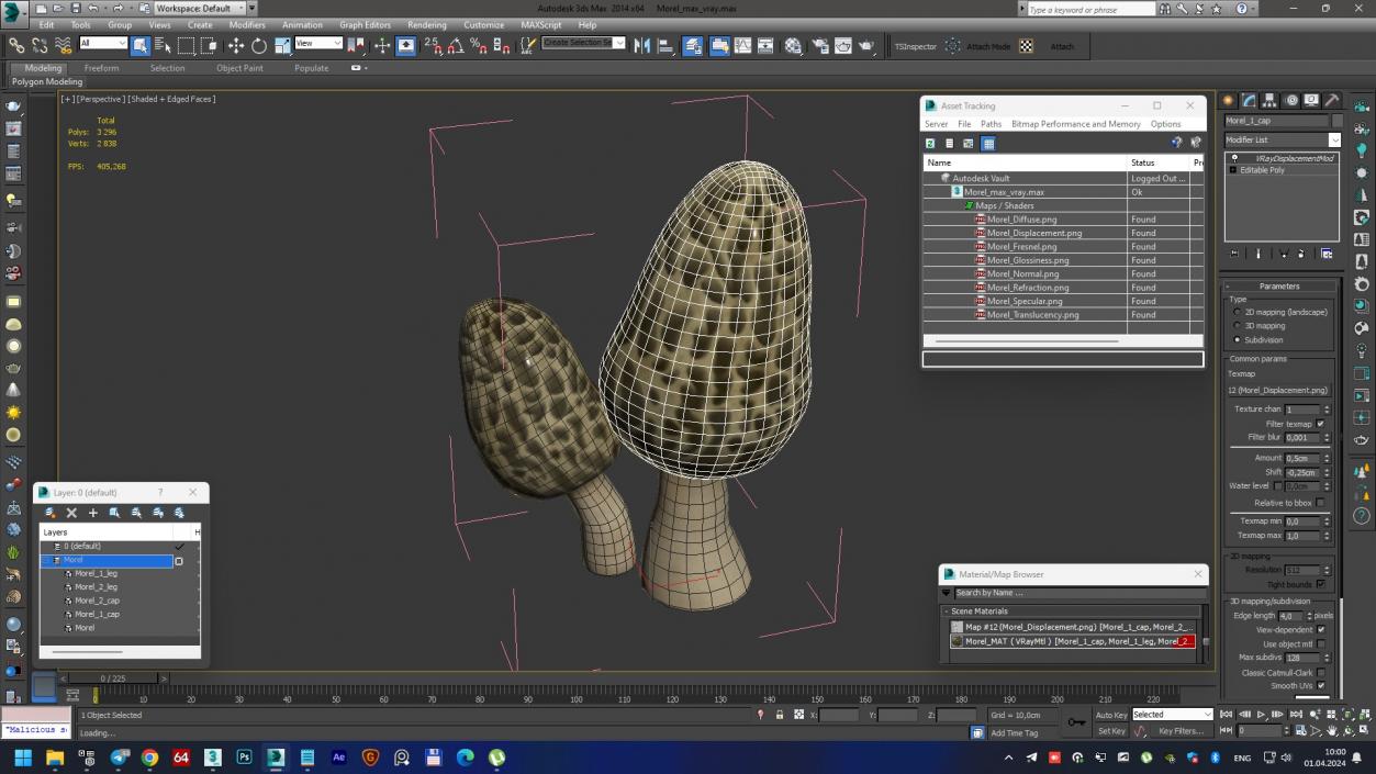 Morel 2 3D model