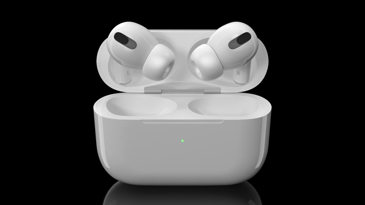 3D model Apple AirPods Pro with Wireless Charging Case