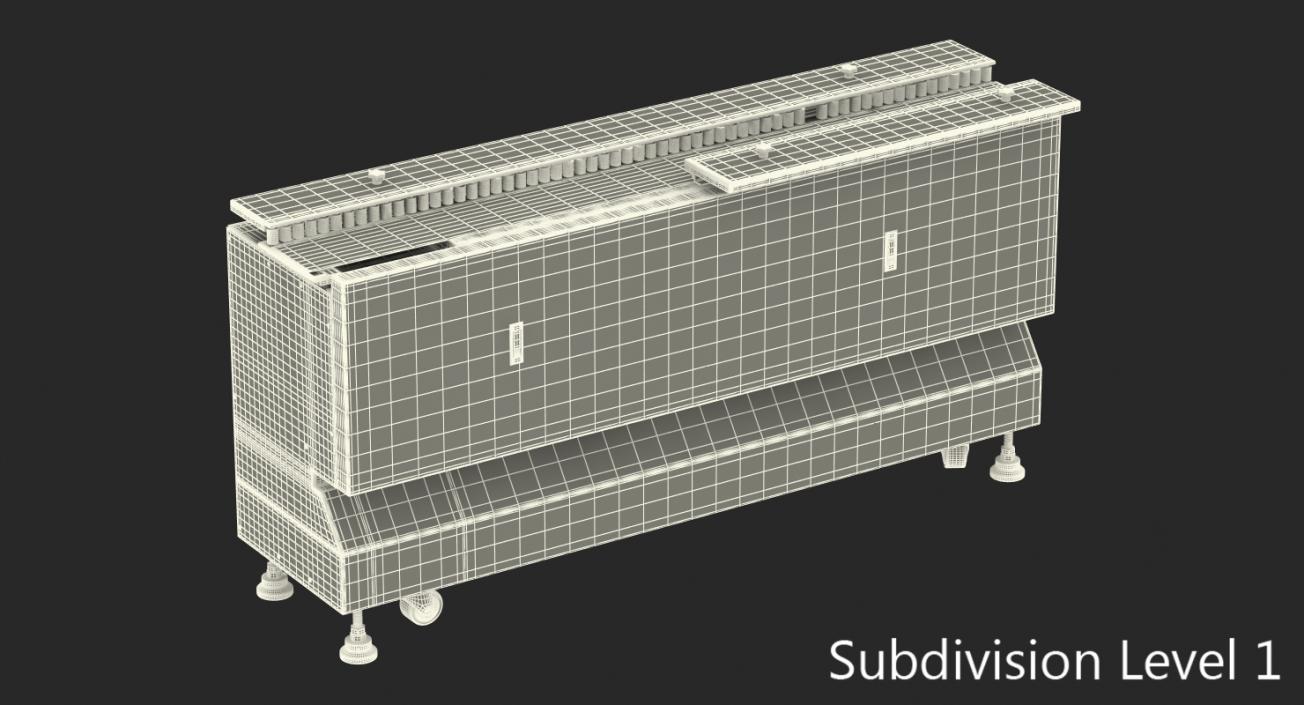 Conveyor Belt Machine 3D Model 2 3D