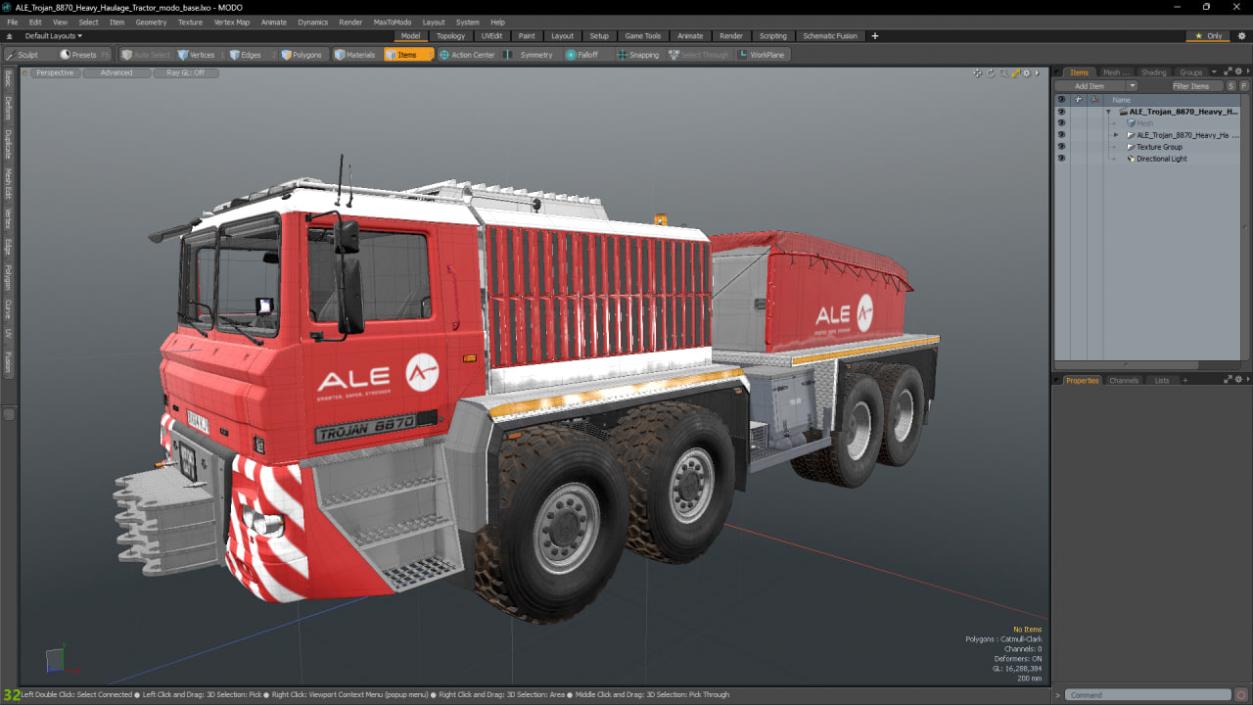 ALE Trojan 8870 Heavy Haulage Tractor 3D