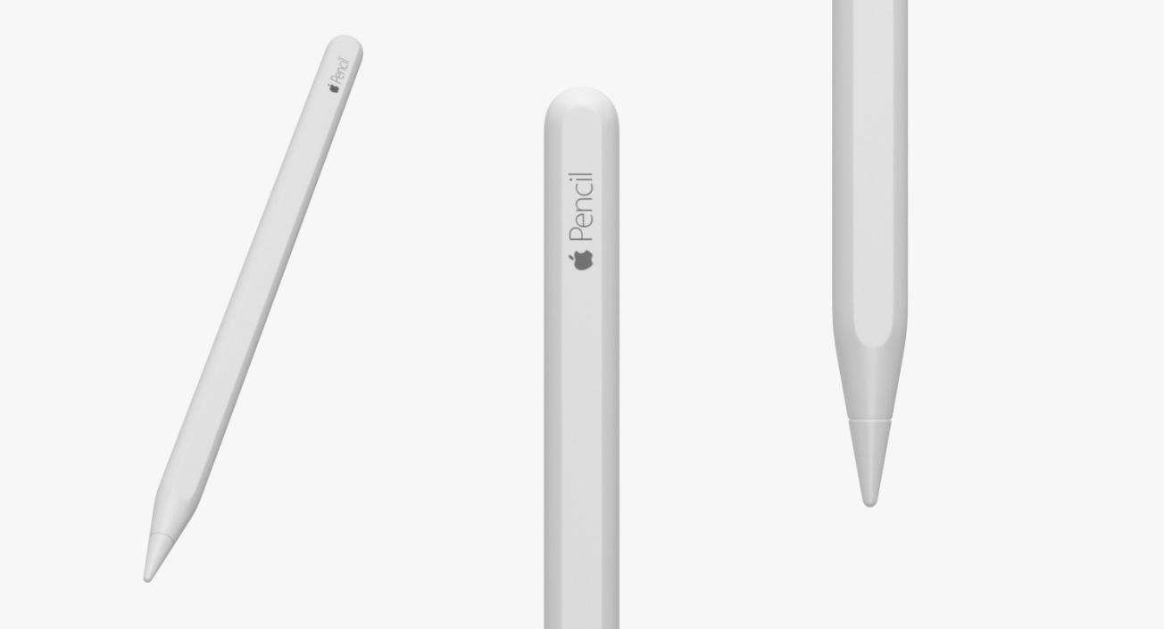 Apple Pencils Collection 3D model