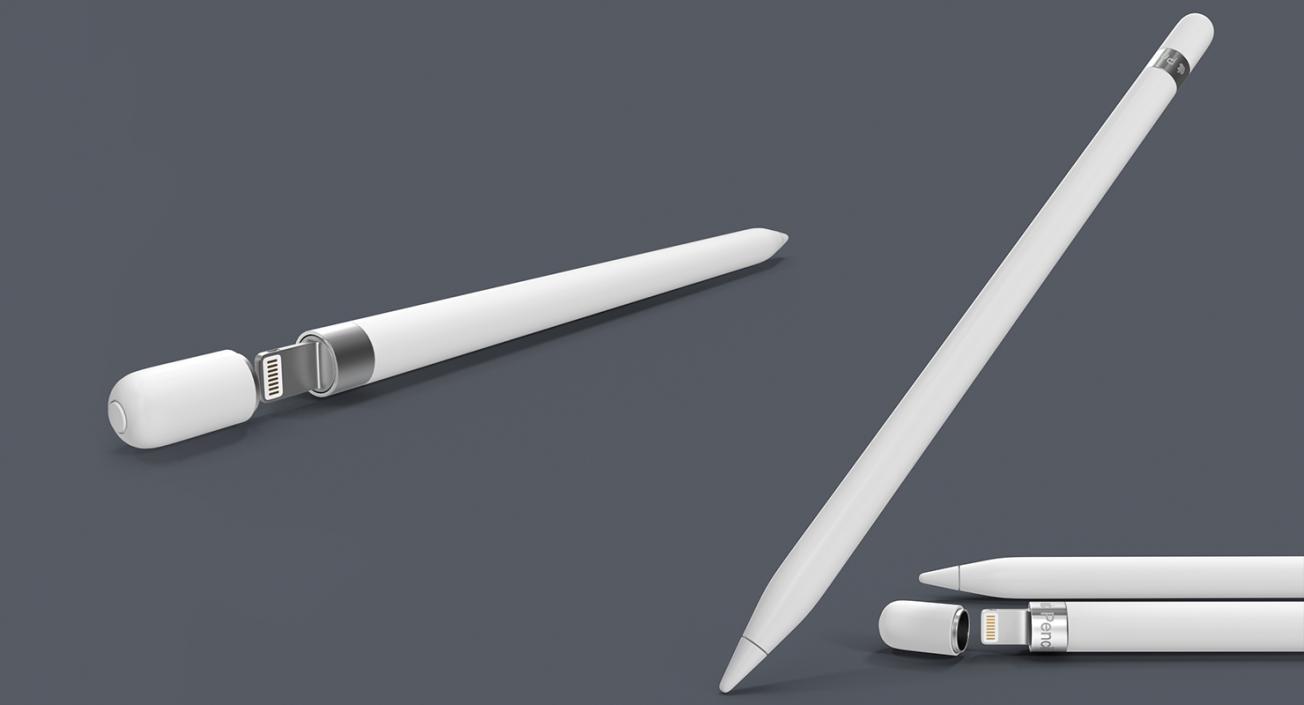 Apple Pencils Collection 3D model