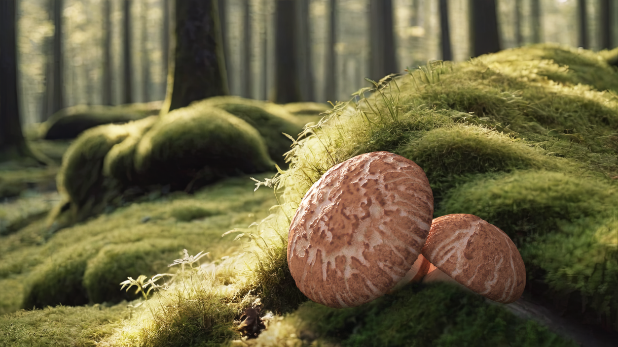 3D model Shiitake