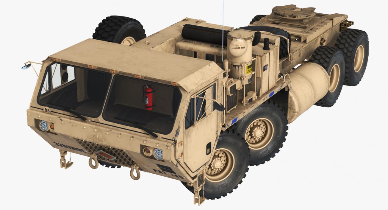 3D model Military Truck Oshkosh HEMTT M985 Sand Rigged