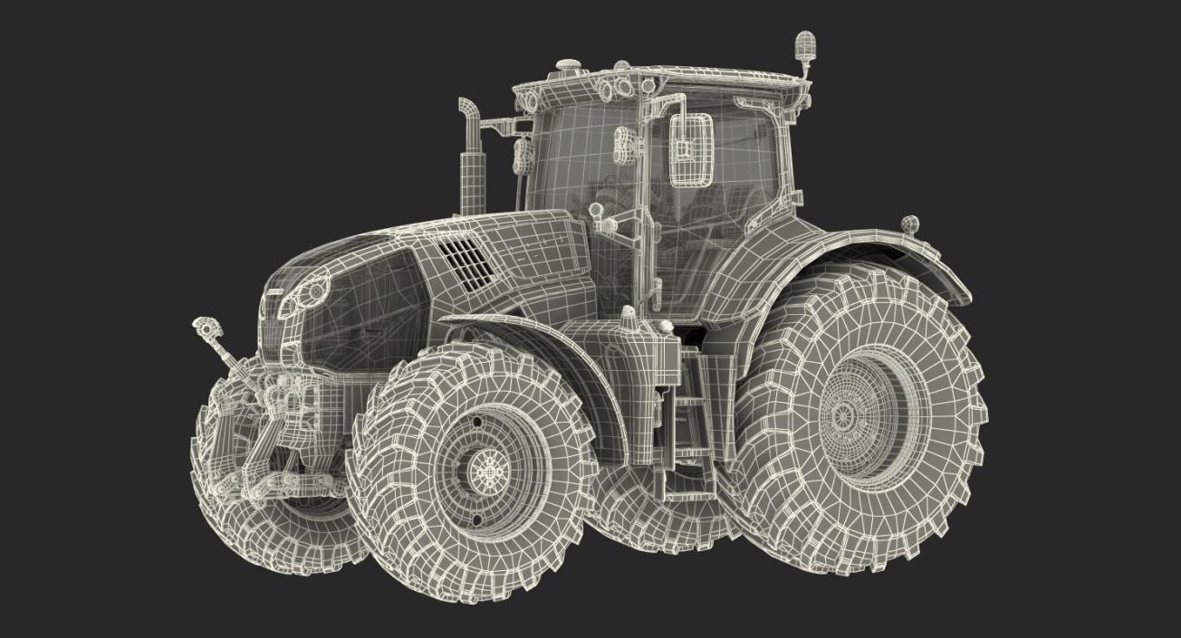 3D model New Tractor Generic Rigged for Maya