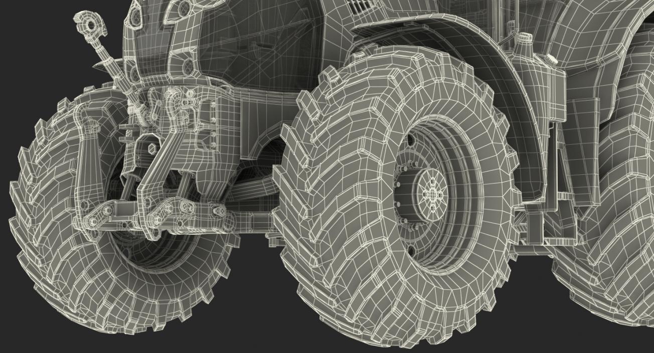 3D model New Tractor Generic Rigged for Maya