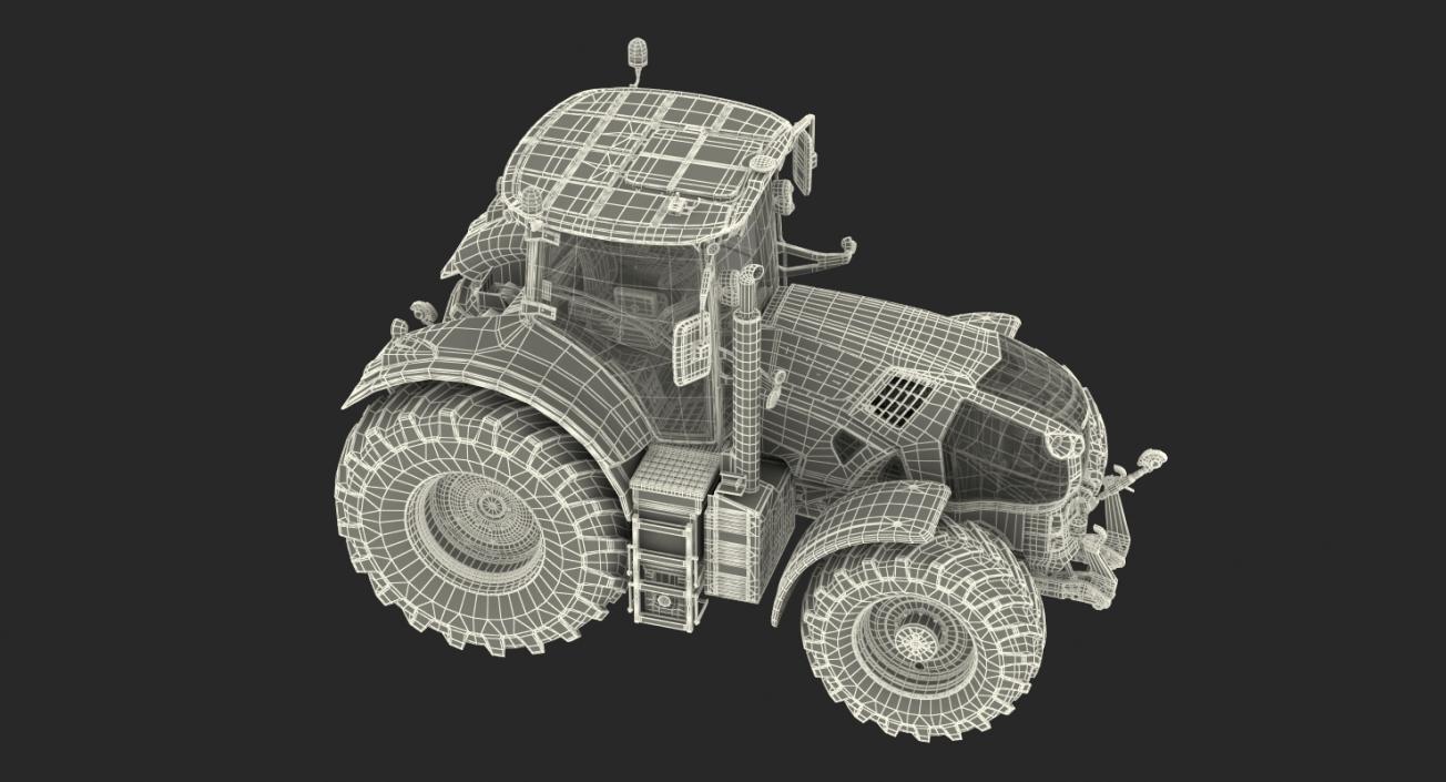 3D model New Tractor Generic Rigged for Maya