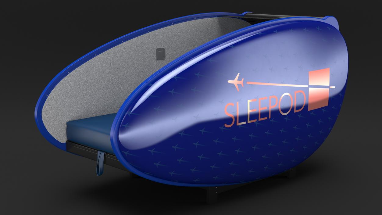 3D IGA Sleepod Rigged model