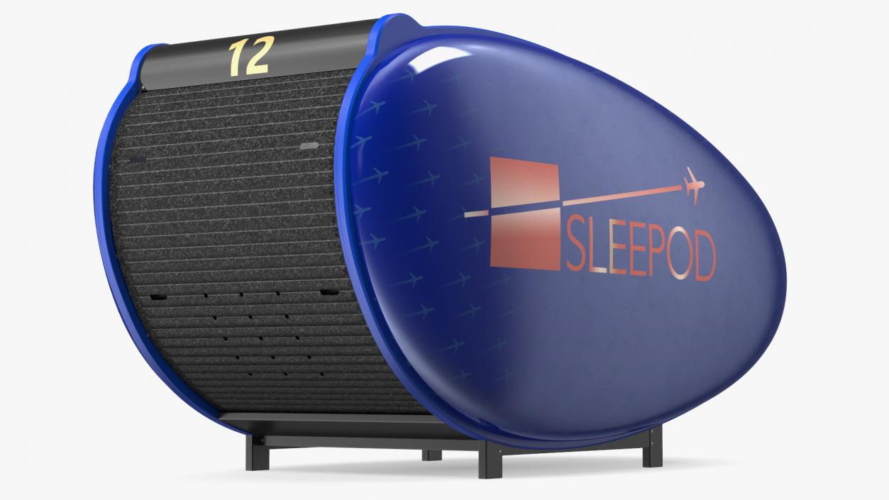 3D IGA Sleepod Rigged model