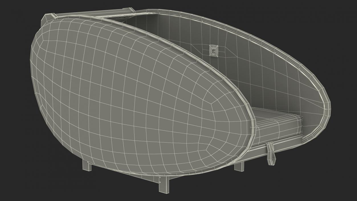 3D IGA Sleepod Rigged model