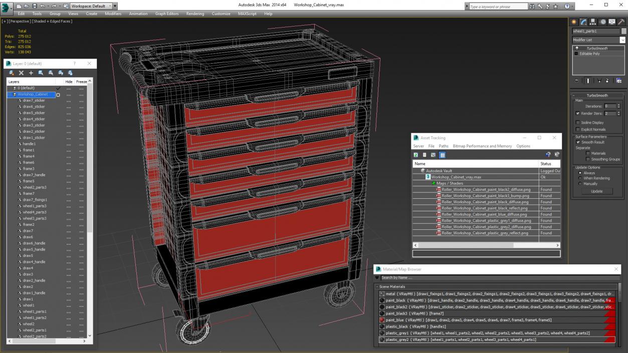 3D Workshop Cabinet