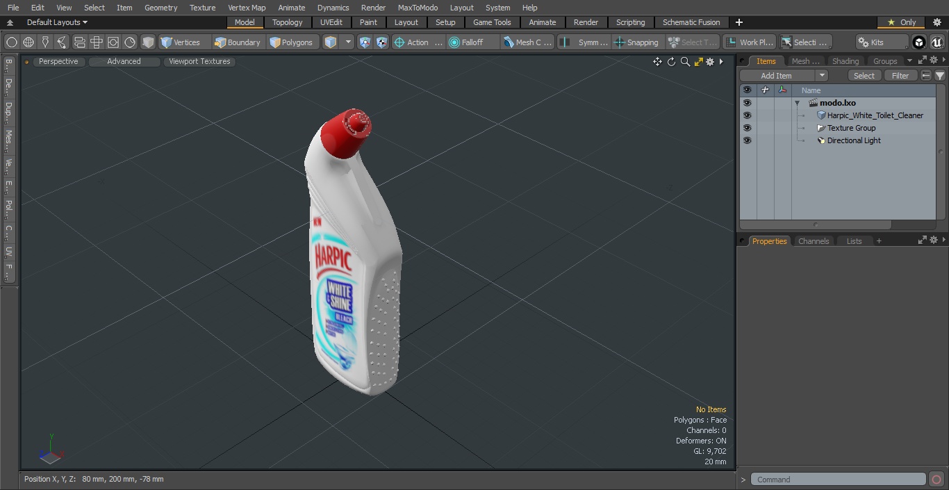 Harpic White Toilet Cleaner 3D