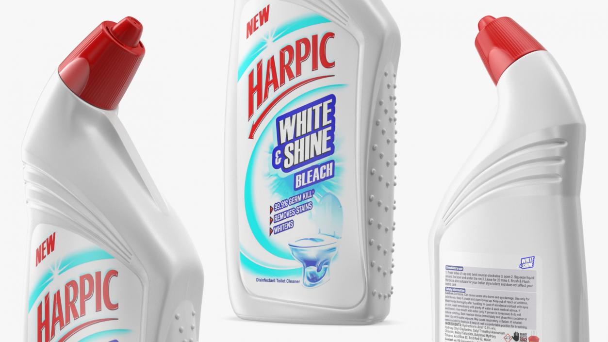 Harpic White Toilet Cleaner 3D