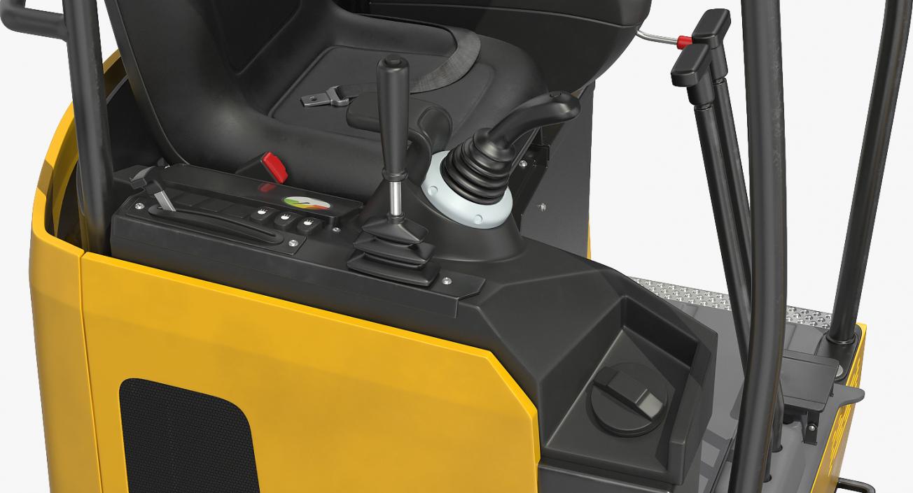 Clean Mini Excavator JCB 18Z1 3D model