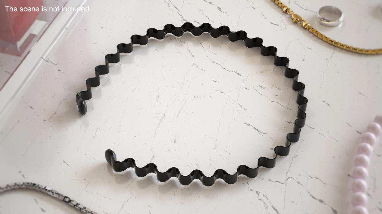 3D model Unisex Headband Wave