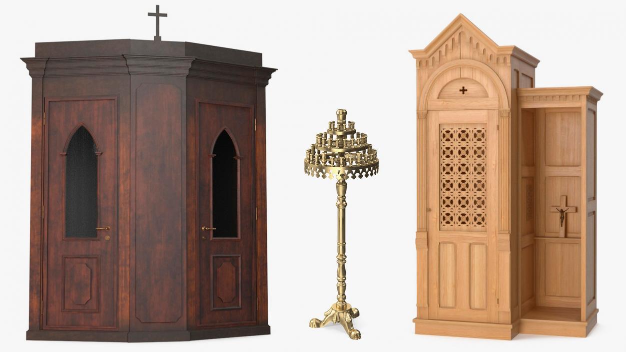 Confessional Traditional Accessories Collection 3D