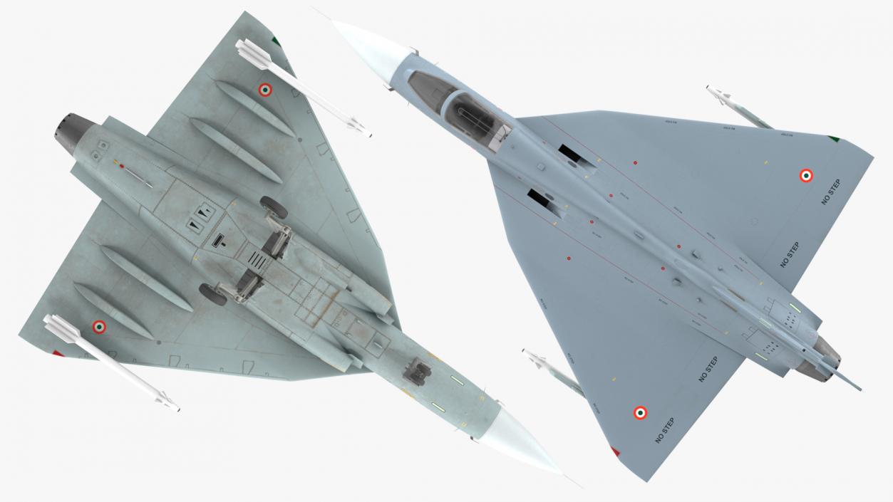 3D model HAL Tejas Multirole Light Fighter Rigged