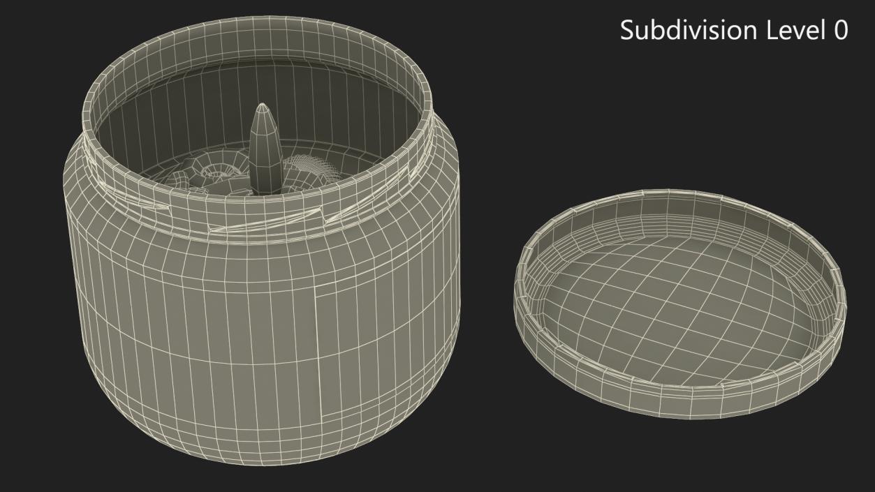 Jar Candle ReStory Fire Burns with Cover 2 3D