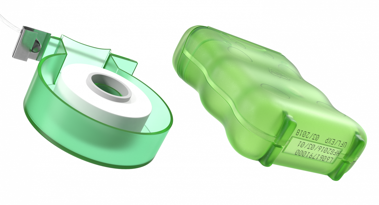 Opened Dental Floss 3D model