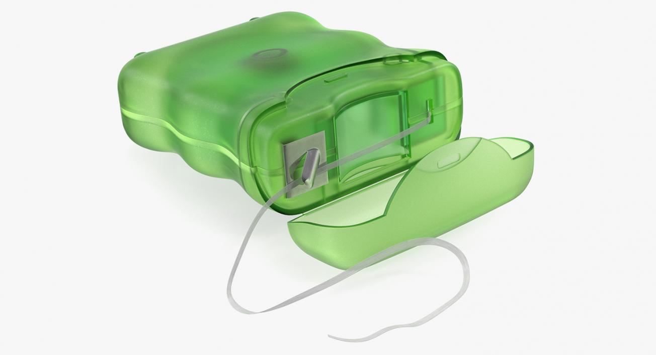 Opened Dental Floss 3D model