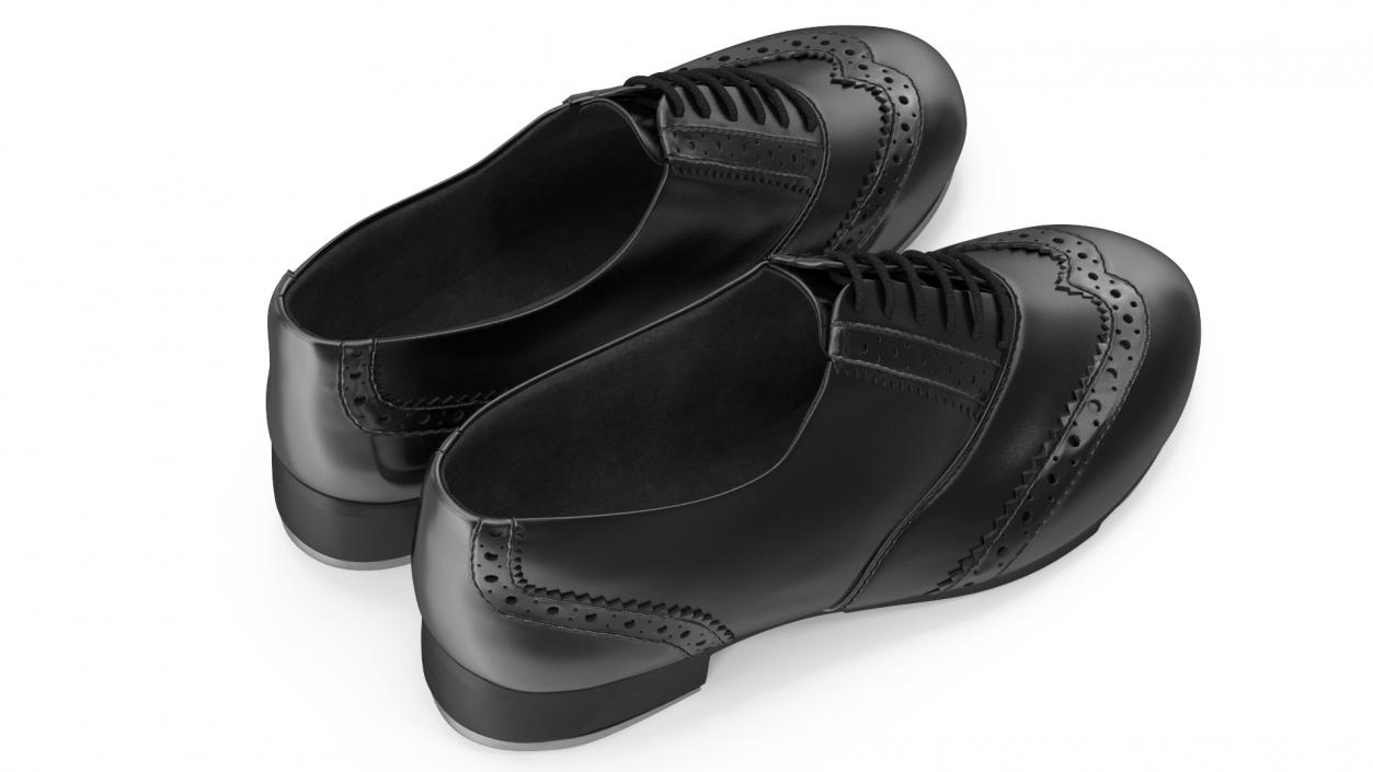 3D model Black Tap Shoes