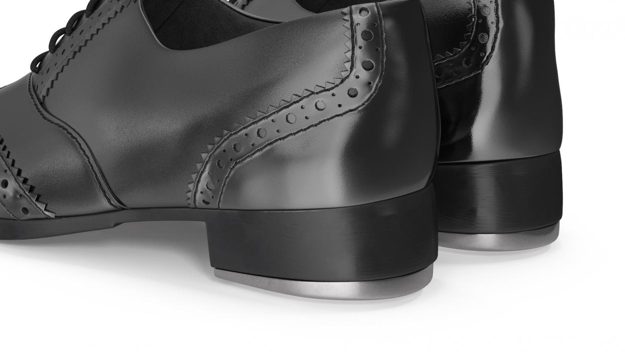 3D model Black Tap Shoes