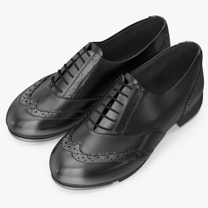 3D model Black Tap Shoes