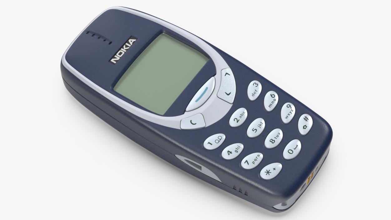 3D Mobile Phone Nokia 3310 Switched Off