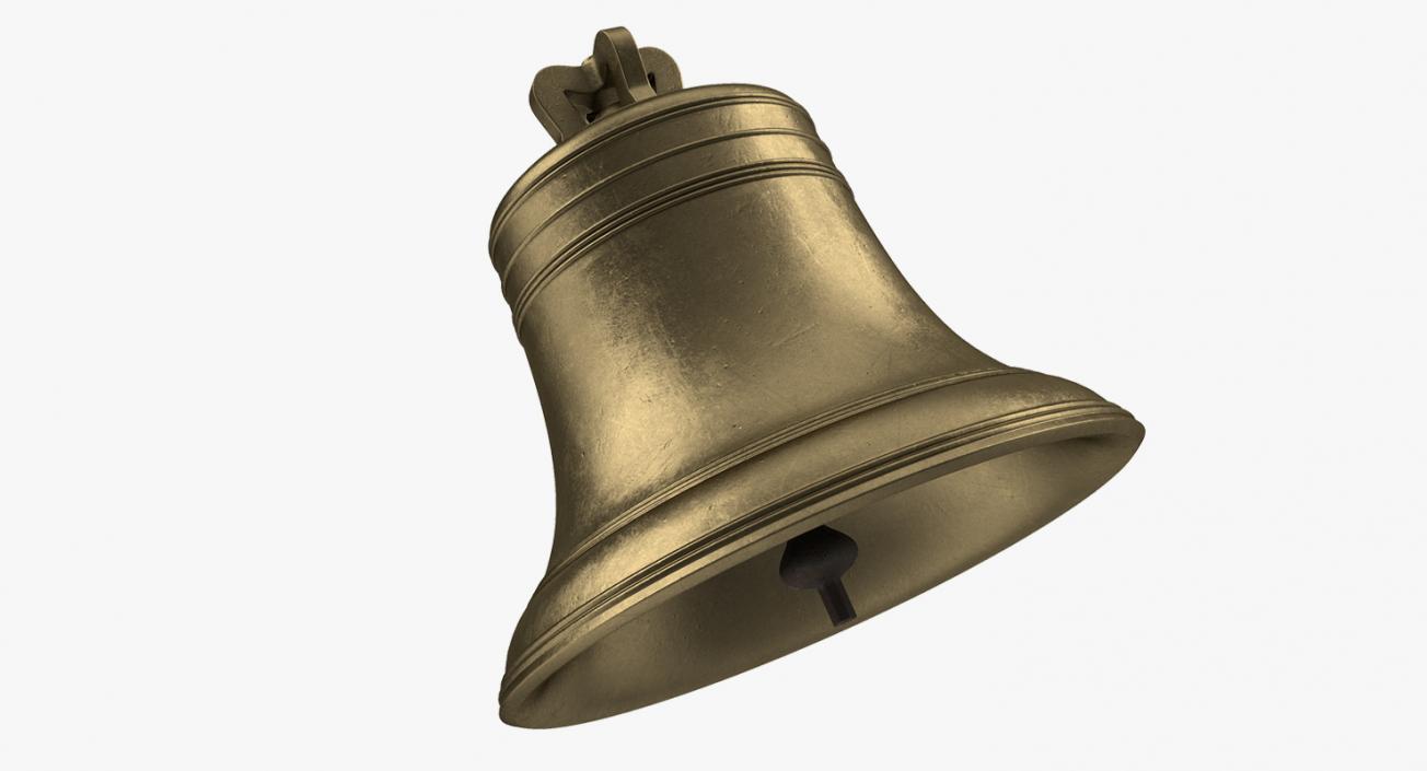 Antique Bronze Bell 3D model