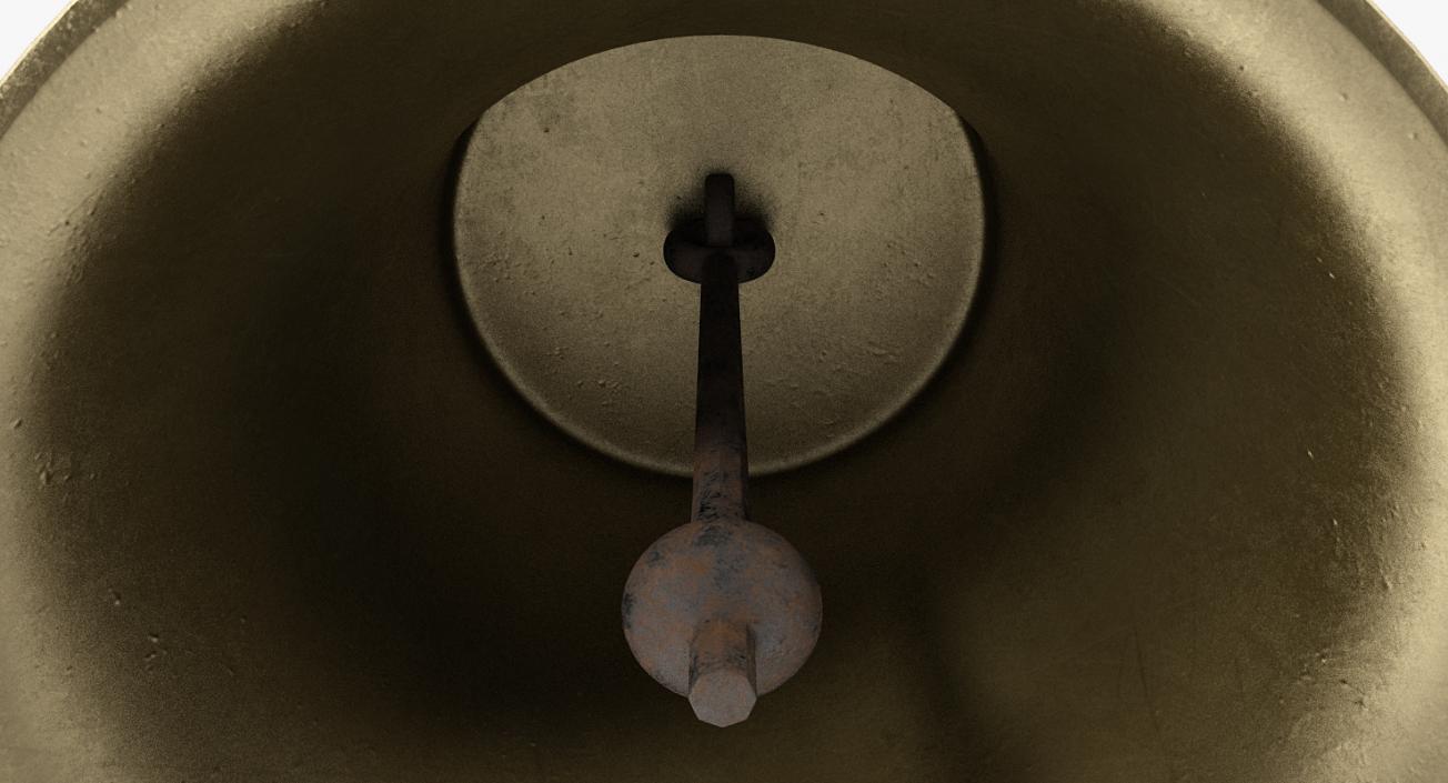 Antique Bronze Bell 3D model