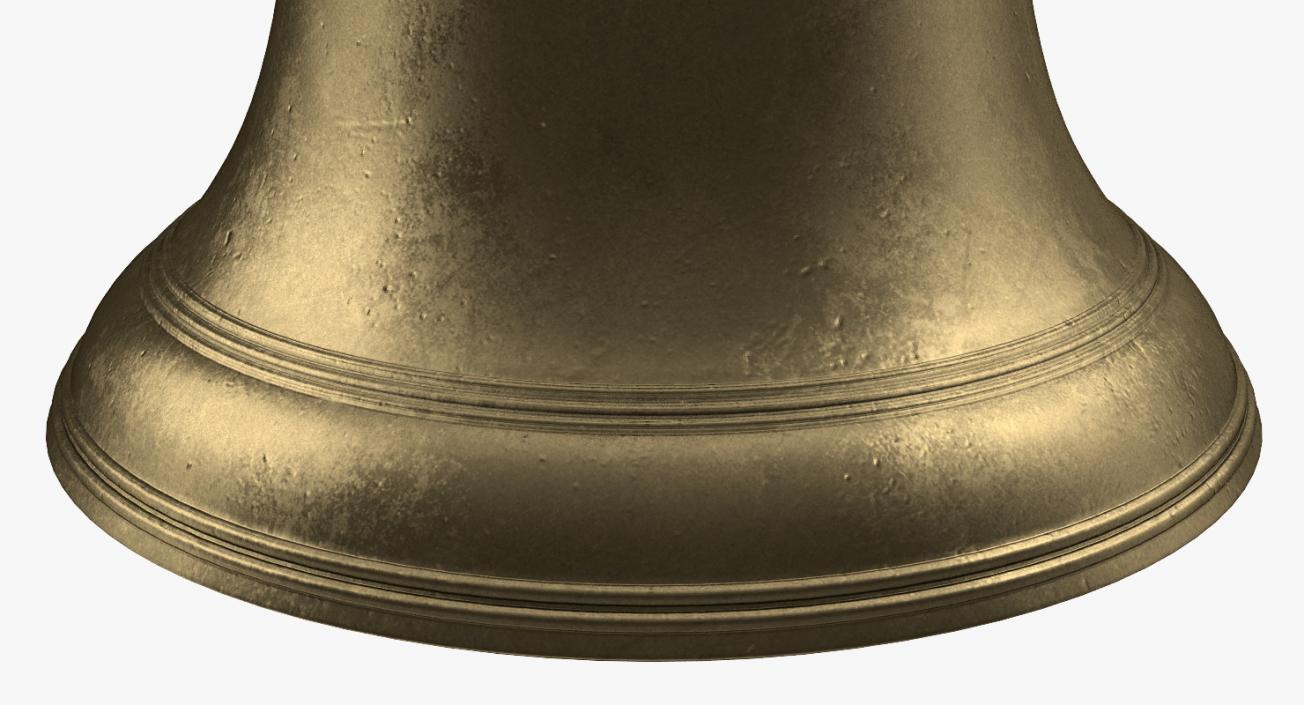 Antique Bronze Bell 3D model